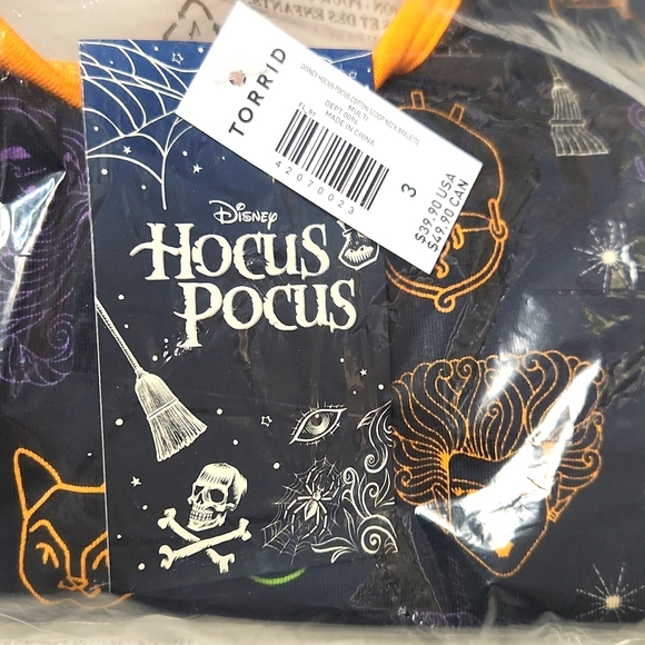 ❤️NWT VINTAGE TORRID SCOOP BRALETTE HOCUS POCUS SANDEERSON SISTERS PLUS SIZE - Picture 9 of 14